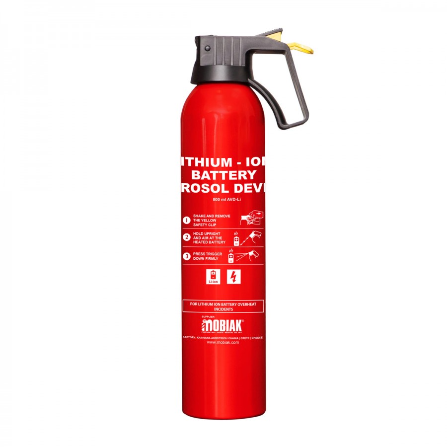 Πυροσβεστήρας Αερολύματος (Aerosol) Αντιμετώπισης Υπέρθερμων Μπαταριών Ιόντων Λιθίου 500ml
