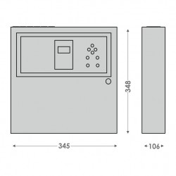 Συμβατικός πίνακας πυρανίχνευσης 8 ζωνών OLYMPIA ELECTRONICS BS 1638