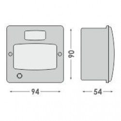 Συμβατικό μπουτόν πυρασφάλειας OLYMPIA ELECTRONICS BS 536