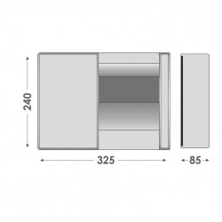 Συμβατικός πίνακας πυρανίχνευσης 2 ζωνών OLYMPIA ELECTRONICS BS 1632
