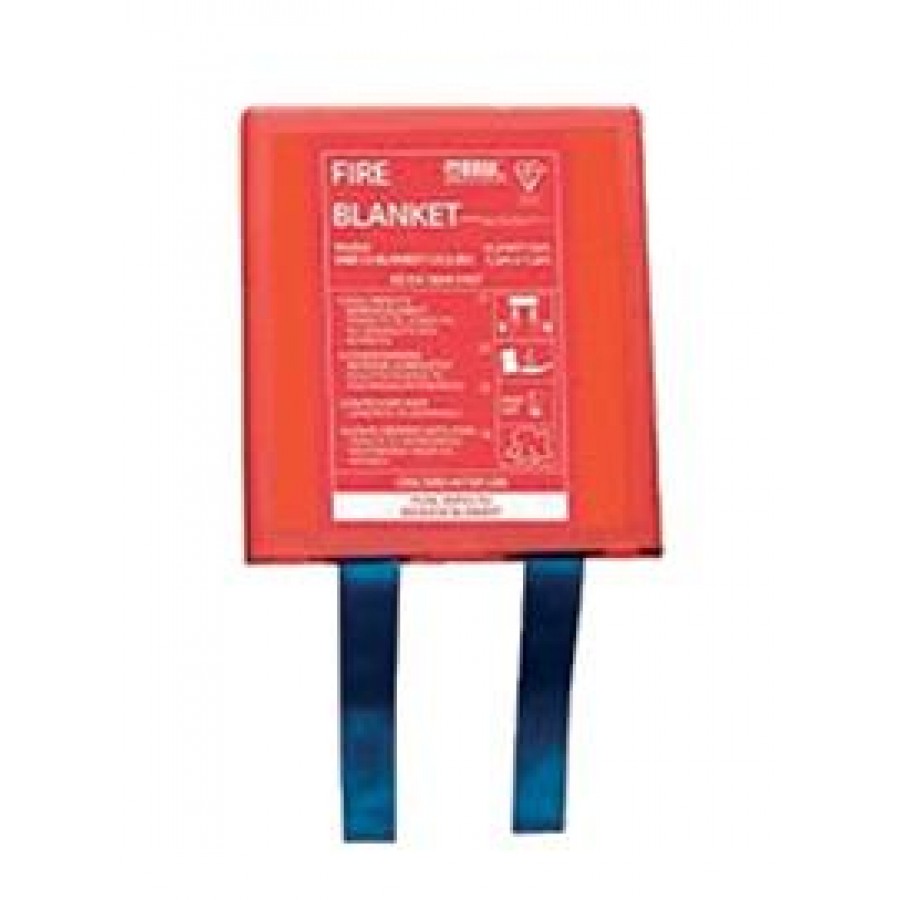 Πυρίμαχη κουβέρτα πιστοποιημένη BSI KITEMARK KM 608739 κατα EN 1869 1,20 Χ 1,80 σε σκληρή θήκη
