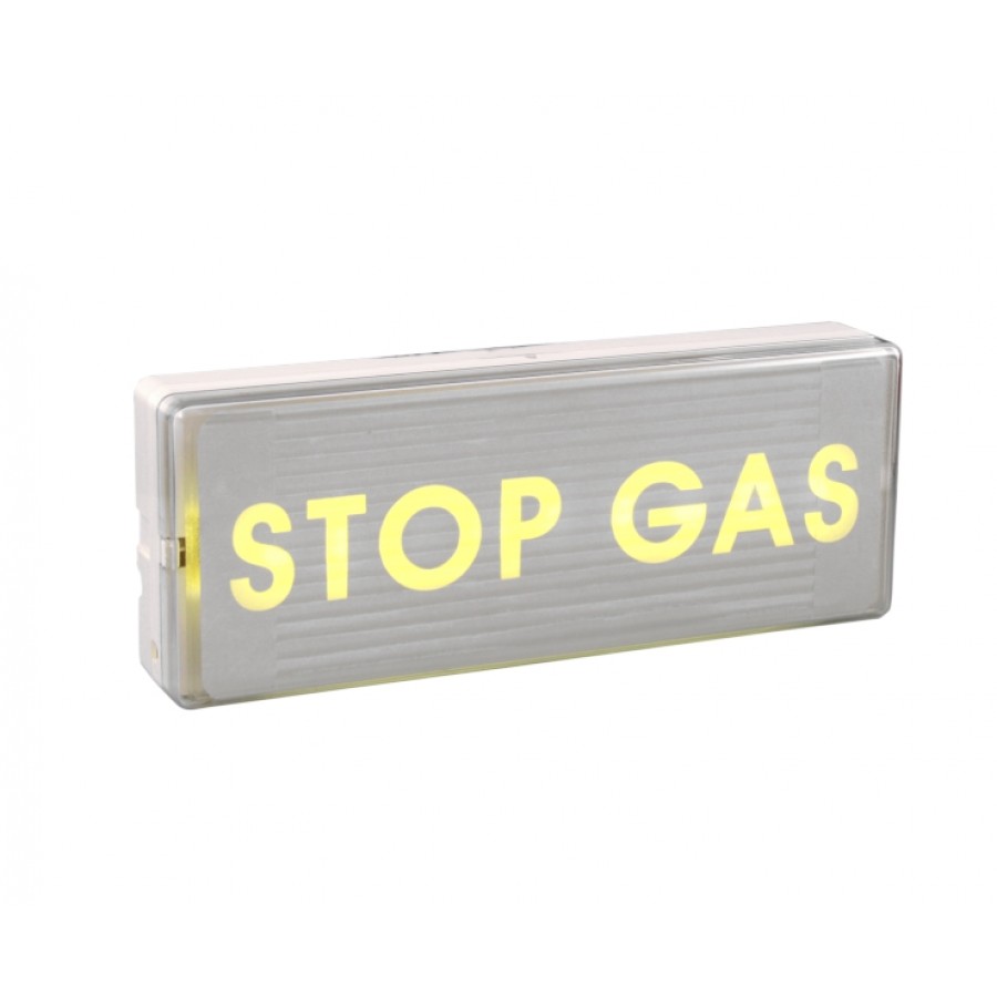 Φωτιστικό ασφαλείας STOP GAS για συστήματα κατάσβεσης