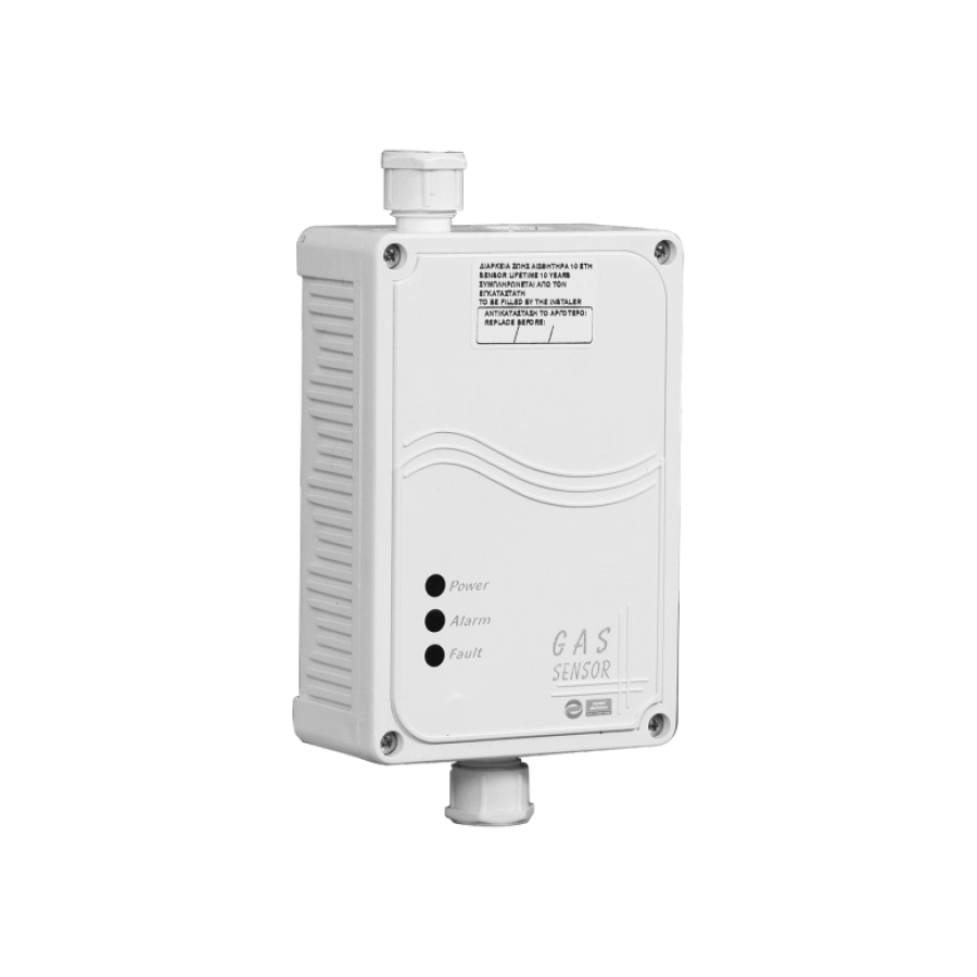Ανιχνευτής υγραερίου - LPG 230V με εντολή ρελέ IP65 BS377/WP/A